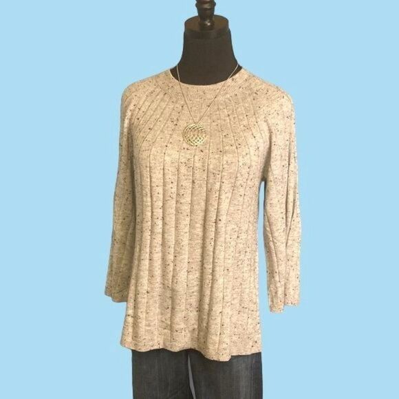 LOFT Sweaters - LOFT Wide Ribbed Mock Neck Sweater, Size Medium